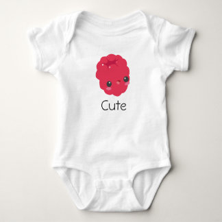 Cute raspberry-baby groeit romper