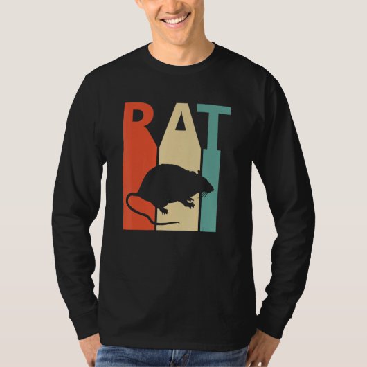 Cute Rat Animal T-shirt (Voorkant)