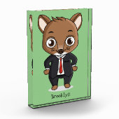 Cute rat cartoon illustratie fotoblokken (Links)