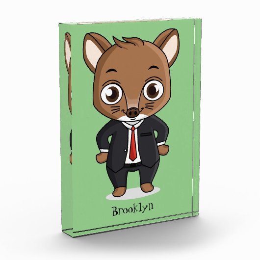 Cute rat cartoon illustratie fotoblokken (Links)