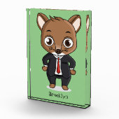 Cute rat cartoon illustratie fotoblokken (Rechts)