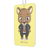 Cute rat cartoon illustratie luchtverfrisser (Links)