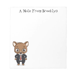Cute rat cartoon illustratie notitieblok