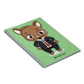 Cute rat cartoon illustratie notitieboek (Rechterzijde)