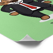 Cute rat cartoon illustratie poster (Hoek)