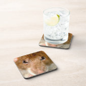 Cute Rat Face Cork Onderzetter (Rechterzijde)