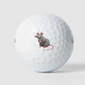 Cute rat golfballen (Voorkant)