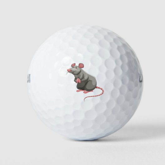 Cute rat golfballen (Voorkant)