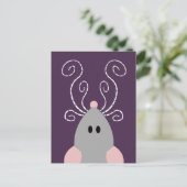 Cute Rat of Mouse Post Card Briefkaart (Staand voorkant)
