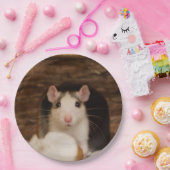 Cute Rat Papieren Bordje (Feest)