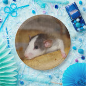 Cute Rat Papieren Bordje (Feest)