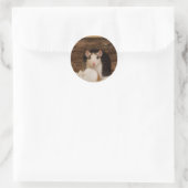 Cute Rat Ronde Sticker (Tas)