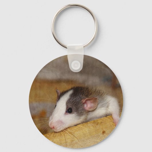 Cute Rat Sleutelhanger (Voorkant)