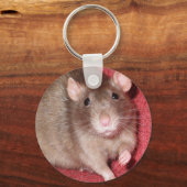 Cute Rat Sleutelhanger (Voorkant)
