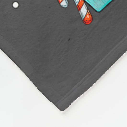 Cute Rat Terrier Le Dog Christmas Tree Xmas Fleece Deken (Hoek)