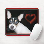 Cute Rattie met Heart Muismat (Met muis)