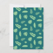 Cute Rawr Dinosaur Hatches uit eig Baby shower Kaart (Achterkant)