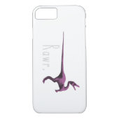 Cute Rawr Pink Dinosaur Case-Mate iPhone Case (Achterkant)