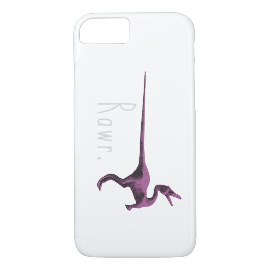 Cute Rawr Pink Dinosaur Case-Mate iPhone Case (Achterkant)