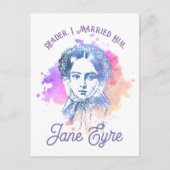 Cute Reader I Married Him Jane Eyre Portrait Briefkaart (Voorkant)