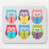 Cute reading owls muismat (Voorkant)