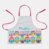 Cute reading owls schort (Voorkant)