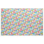 Cute reading owls stof (Fat Quarter)