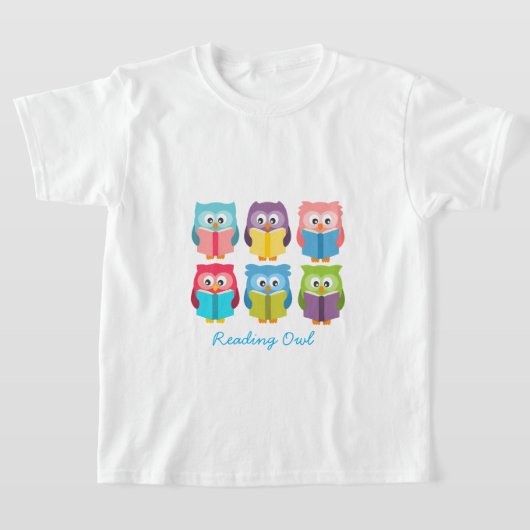 Cute reading owls t-shirt (Laagn)