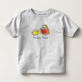 Cute Reading Rocks Librarian Book Lovers Kinder Shirts (Voorkant)