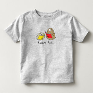 Cute Reading Rocks Librarian Book Lovers Kinder Shirts