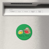 Cute Reading Rocks Librarian Book Lovers Magneet (Insitu (Vaatwasser))