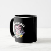 Cute Readsolotl Axolotl Reading Books Pun Coffee  Mok (Voorkant links)