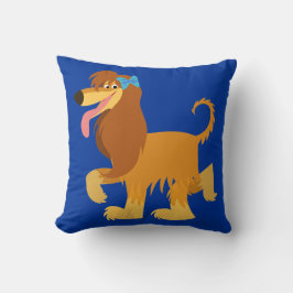 Cute Ready Cartoon Afghan Hound Sierkussen