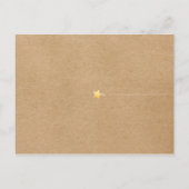 Cute Ready om te barsten Rustieke Neutrale Baby Sh Uitnodiging Briefkaart (Achterkant)