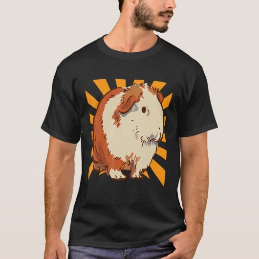 Cute Realistic Guinee Pig T-shirt (Voorkant)