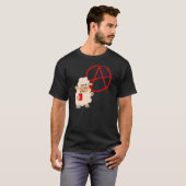Cute rebellious Cartoon Sheep T-Shirt (Voorkant volledig)