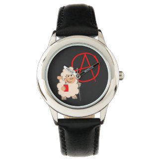 Cute Rebellious Cartoon Sheep Watch Horloge