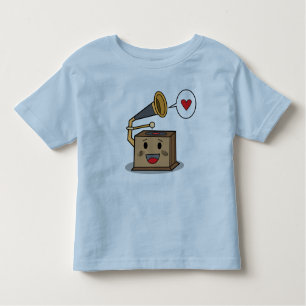 Cute Record Player -Toddler's T-Shirt
