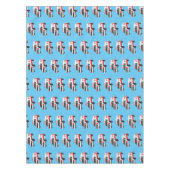 Cute red ambulance van cartoon tafelkleed (Voorkant)