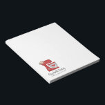 Cute Red Bakery Cake Mixer Notepad Notitieblok<br><div class="desc">A feminine red cake mixer with flowers decorates this bakery notepad. Personalize it with your name and business information. Designed for you by Blackberry Boulevard.</div>