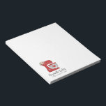 Cute Red Bakery Cake Mixer Notepad Notitieblok<br><div class="desc">A feminine red cake mixer with flowers decorates this bakery notepad. Personalize it with your name and business information. Designed for you by Blackberry Boulevard.</div>
