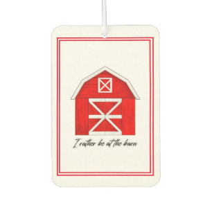 Cute Red Barn Tekening Ik ben eerder bij de Barn Luchtverfrisser