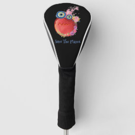 Cute Red bewaart het Collectie van de planeet Golfheadcover