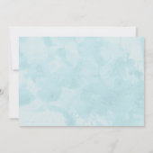 Cute Red Bird Bridal Shower Invitations Kaart (Achterkant)