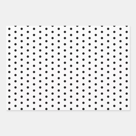 Cute Red & Black Ladybug Pattern Inpakpapier Vel (Voorkant 2)