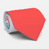 CUTE Red Blue Yellow Green Abstract Stripe Patroon Stropdas (Opgerold)