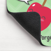 Cute Red Cherry Kawaii Twins Birthday Muismat (Hoek)