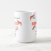 Cute Red Cherry Shrimp Aquarium Pet Unique Koffiemok (Center)