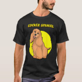 Cute Red Cocker Spaniel T-shirt (Voorkant)