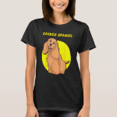 Cute Red Cocker Spaniel T-shirt (Voorkant)